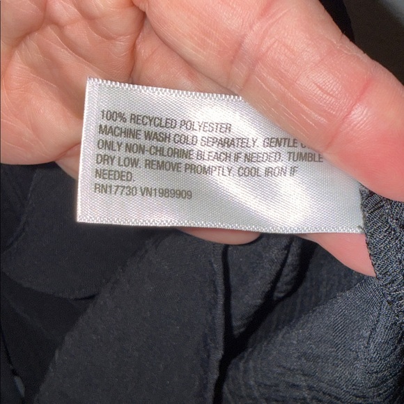 a new day Black Ruffle Sleeve Blouse - Picture 4 of 6